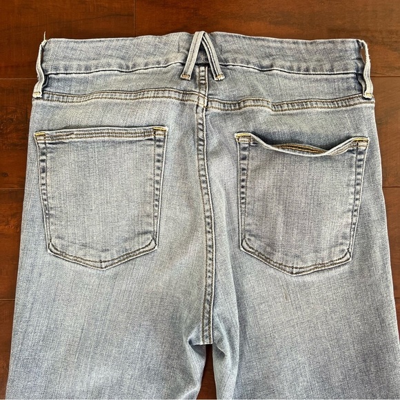 GOOD AMERICAN Denim Good Legs High Rise Jeans Raw Cascade Hem Size 10 / 30 - Picture 5 of 12